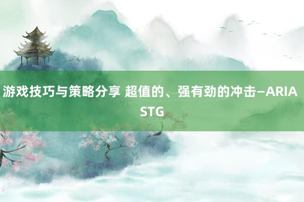 游戏技巧与策略分享 超值的、强有劲的冲击—ARIA STG