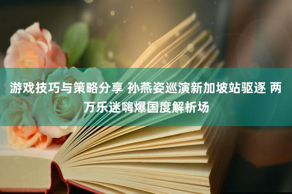 游戏技巧与策略分享 孙燕姿巡演新加坡站驱逐 两万乐迷嗨爆国度解析场