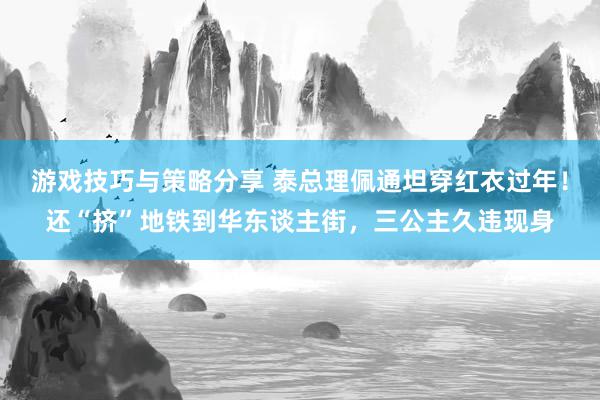 游戏技巧与策略分享 泰总理佩通坦穿红衣过年！还“挤”地铁到华东谈主街，三公主久违现身