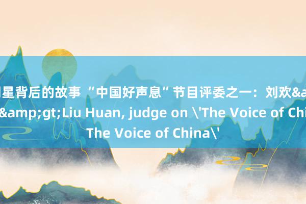 深入明星背后的故事 “中国好声息”节目评委之一：刘欢&lt;br/&gt;Liu Huan, judge on 'The Voice of China'